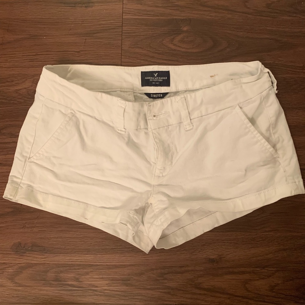 American Eagle White Shorts
